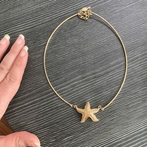 Sarah Coventry Gold Starfish Necklace